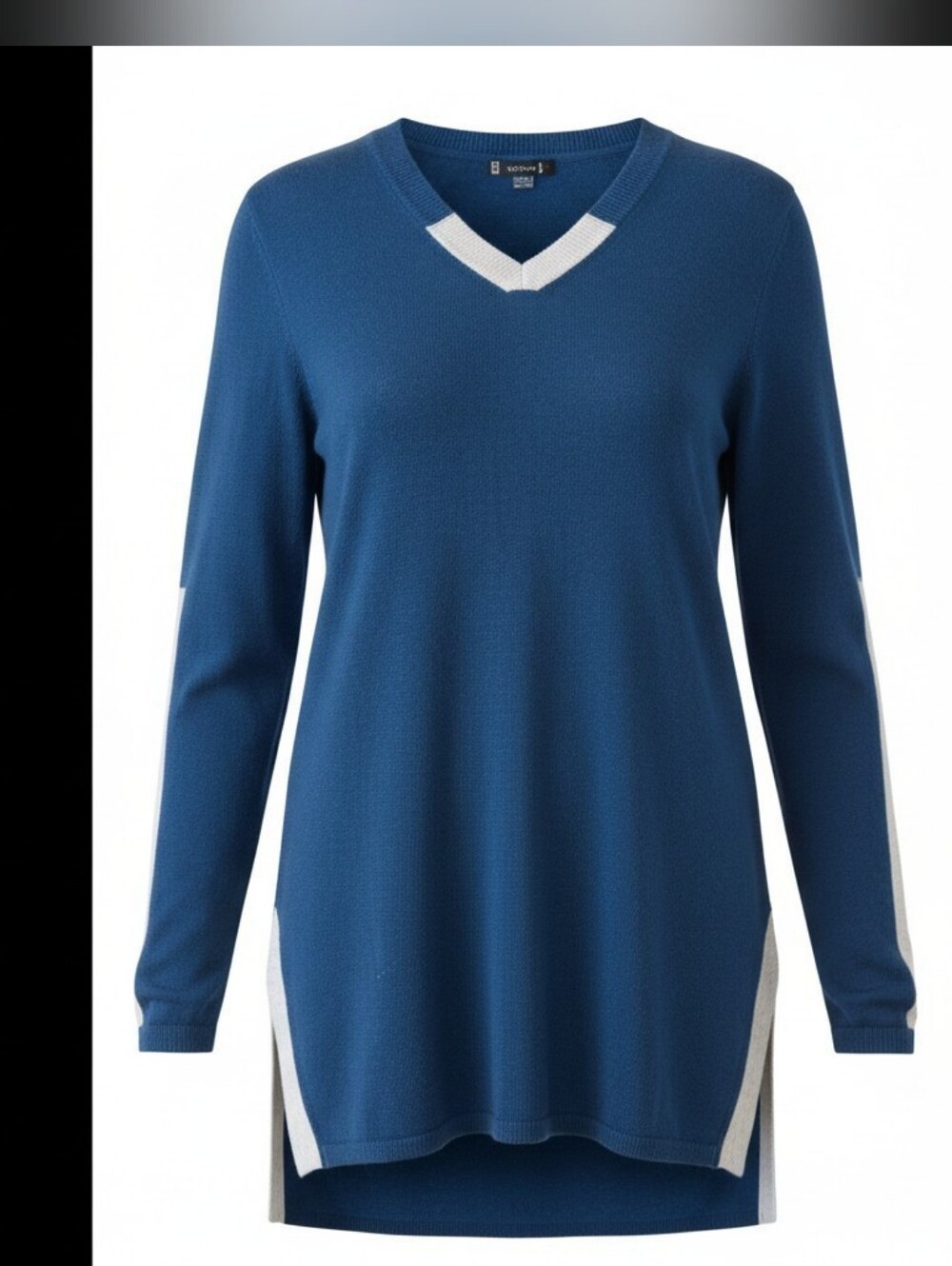 Smartwool Shadow Pine Tunic Sweater in Deep Marlin Heather Merino Wool
